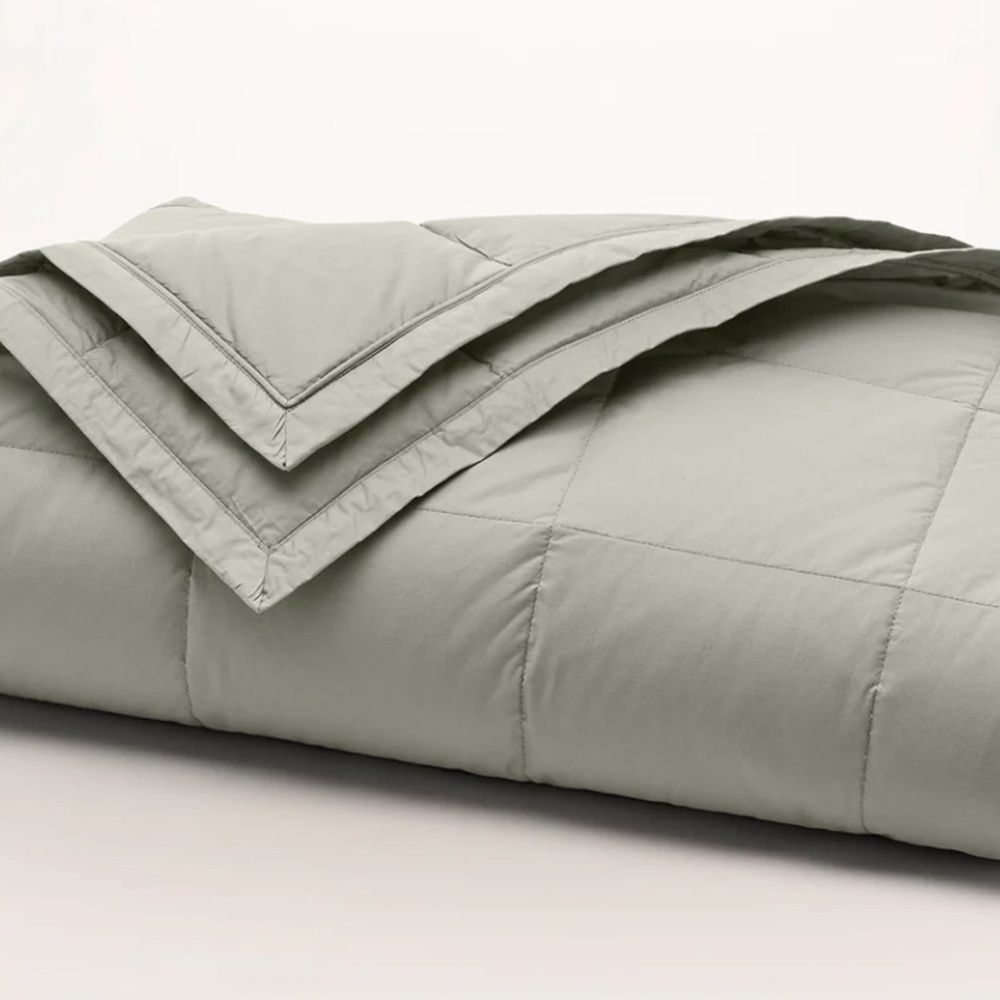 Boll & Branch Luxury alternative pewter Bed Blanket king/cal - Picture 4 of 4